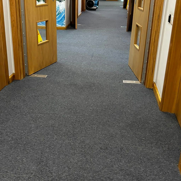 Commercial carpet cleaning example in Grimsby