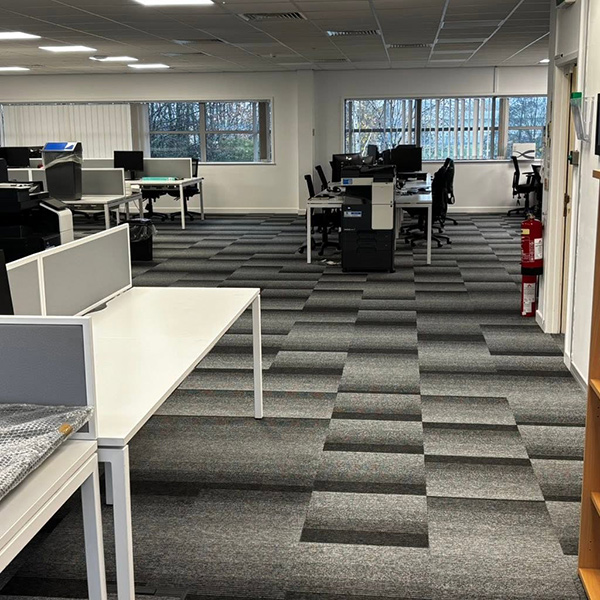 Commercial carpet cleaning example in Grimsby